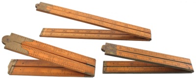 Assorted Makers: Three Non-Stanley Folding Rules