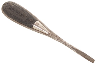 Mephisto Tool Company, Hudson, New York: Extra Clean Nickel Plated Screwdriver