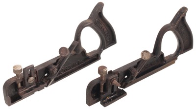 Stanley Rule & Level, No. 39: Two Incomplete Cast Iron Dado Plane