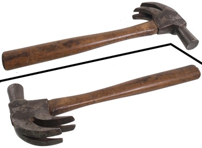 Unmarked: Unus. Single Piece Head Dbl. Claw Hammer
