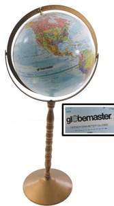 Replogle Globes, Chicago, Illinois: "Globemaster" Terrestrial Globe