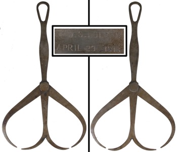 William S. Holman, Newark, Ohio: Blacksmith Made Double Caliper