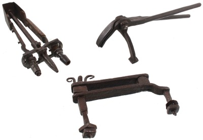 Unmarked: Three Intesting Earl Forged Iron Items