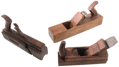 Assorted Makers: Three Spec. Purp. Woodworking Planes