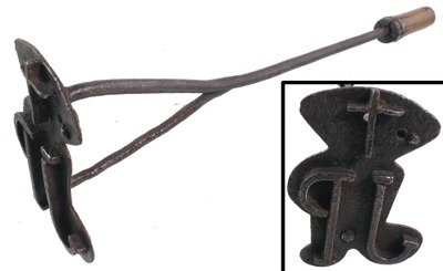 Unmarked: Early Forged Iron Branding Iron