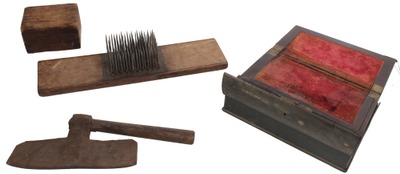 Assorted Makers: Three Early Farm And Home Items