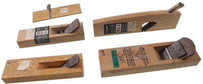 Assorted Makers: Five Extra Clean Japanese Woodworking Planes