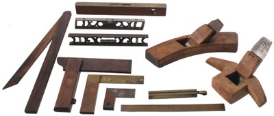 Assorted Makers: Lot Of Assorted Early Layout Tools