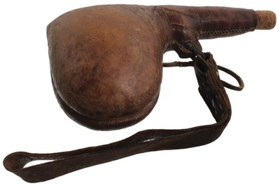 Unmarked: Early Stitched Leather Vessel