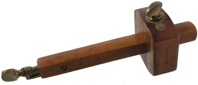 E. Briggs (Foxboro, Massachusetts): Boxwood & Brass Marking Gauge