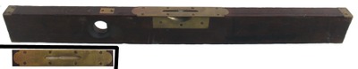 Hall & Knapp, New Britain, Connecticut, No. 10: Early Mahogany Plumb & Level