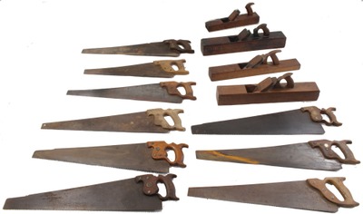 Assorted Makers: Lot Of Sound & Usabl Woodworking Tools