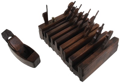 Assorted Makers: Wkg. Set Of 8 Bead Molding Planes