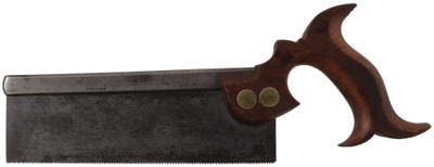Spear & Jackson, Sheffield, England, No. 52: 8" Iron Back Dovetail Saw