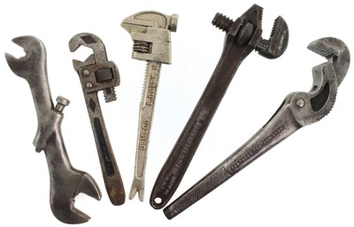 Assorted Makers: Five Clean Spec. Purp. Wrenches