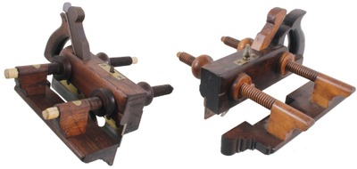 Assorted Makers: Two |id Rosewood Plow Planes