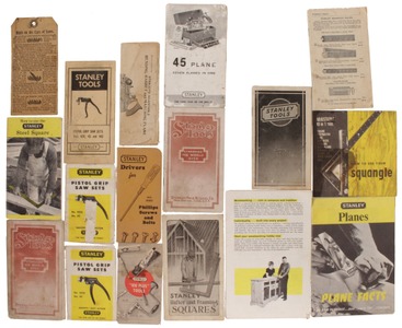 Stanley Rule & Level: Lot Of Assorted "stanley "res & Manuals