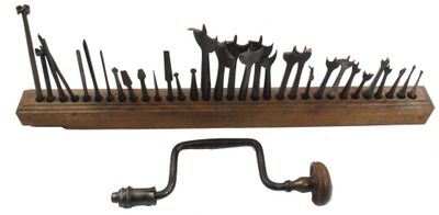 Unmarked: Working Set Of Early Type Auger Bit
