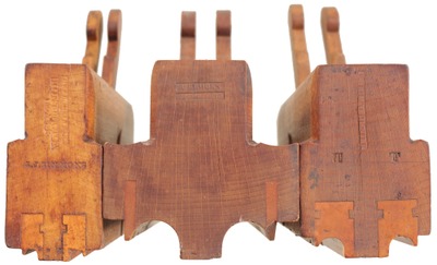 Assorted Makers: Wkg. Set Of Three Dbl. Bead Molding Planes
