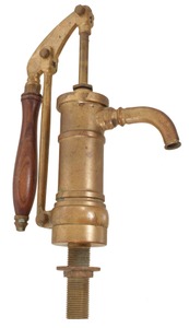 Unmarked: Fancy Lever Action Solid Brass Pump