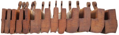 Summers Varvill Ebor Works: Partial Set Of 13 H/R Molding Planes