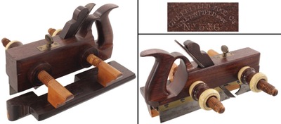 Greenfield Tool Company, Greenfield, Massachusetts, No. 556: Handled Rosewood Plow Plane