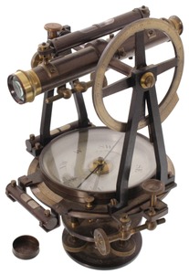 Benjamin Pike & Sons, 518 Broadway, New York, New York: Extra Clean Surveyor Precision Transit