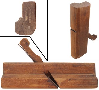 I. Leavitt, Suffield, Connecticut: Early Beech Body Round Molding Plane