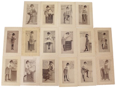 F. Bluh: Set Of Fourteen Tool Postcards