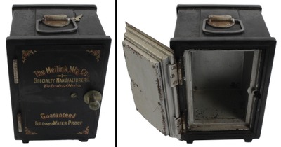 Meilink Manufacturing Company, Toledo, Ohio: Small Size Fireproof Key Locking Safe