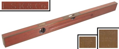 Stanley Rule & Level, No. 1094: Uncommon Narrow Brass Bound Level