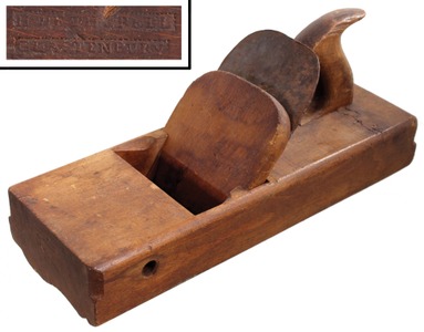 H. Wetherrel, Glastenbury: Early Ogee Crown Molding Plane