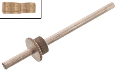 C.F. Richardson, Athol, Massachusetts: Unused Circular Scre Marking Gauge