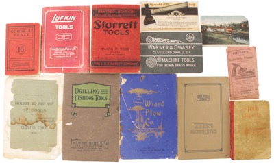 Assorted Makers: Lot Of Early Tool Catalogues