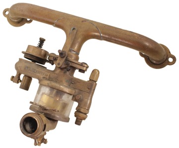 Stromberg Motor Devices, Chicago, Illinois, No. B NO. 4: Early Brass Updraft Carburator