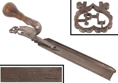 Unmarked: Fancy Hand Filed Blacksmith's Butteris