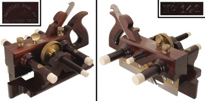 Jim Leamy, East Earl, Pennsylvania, No. 141: Rosewood Center Wheel Plow Plane