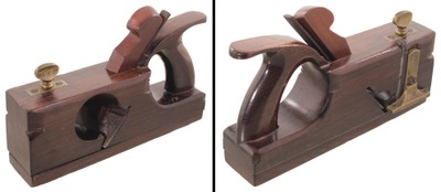 Unmarked: Handled Rosewood Filletster Plane