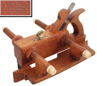 Casey & Company, Auburn, New York: Handled Boxwood Plow Plane