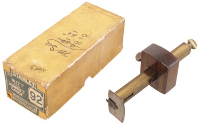 Stanley Rule & Level, No. 92: Patent Mortise & Marking Gauge