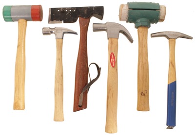 Assorted Makers: Six Unused Mallets And Hammers