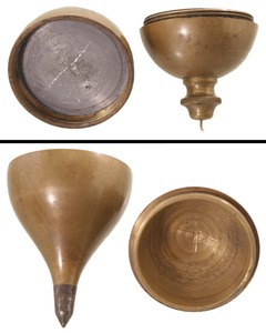 Unmarked: Unus. Ovate Form Plumb Bob