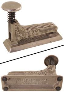 E.H. Hotchkiss Company, Norwalk, Connecticut, No. 3: Extra Clean Hotchkiss Stapler