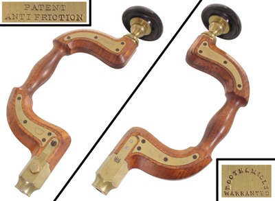 Booth & Mills (Philadelphia, Pennsylvania): Rare Plated American Bit Brace