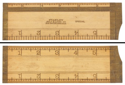 Stanley Rule & Level: Unique Six-Inch Boxwood Calipere