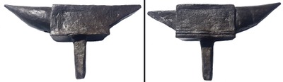 Unmarked: Early Dbl. Horn Stake Anvil