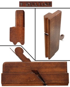 T. Goldsmith, Philadelpha, Pennsylvania: Rare Washboard Mkrs. Molding Plane
