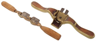 Unmarked: Two Cast Brass Carriage Mkrs. Shave