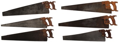 Henry Disston & Sons, Philadelphia, Pennsylvania: Six Sound & Usable Hand Saw
