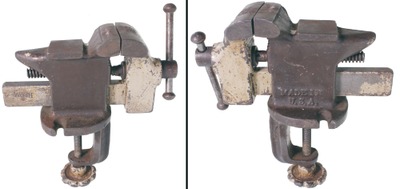 Bigelow & Dowse Company, Boston, Massachusetts: Extra Clean Screw On Bench Vise